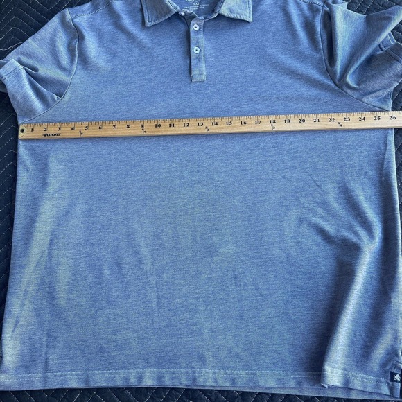 Nat Nast Polo Shirt Mens XXL 2X Blue Gray Short Sleeve Luxury Original - Picture 8 of 11